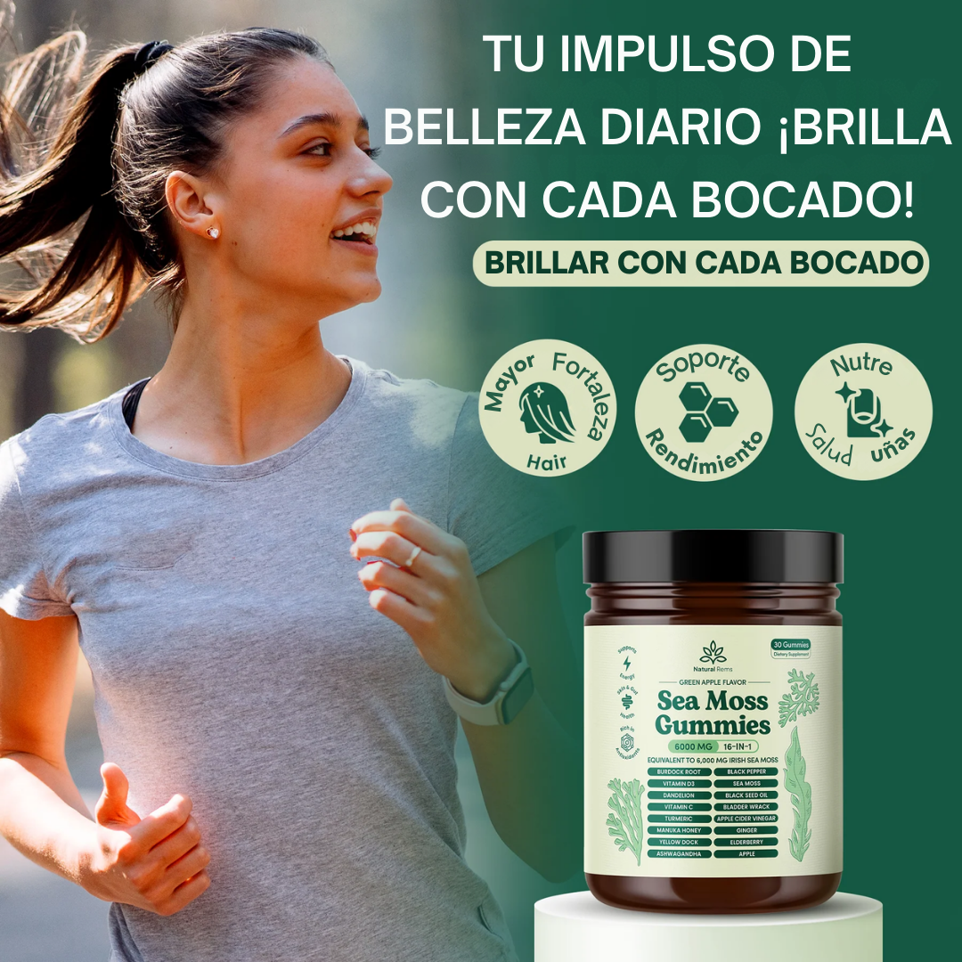 Gomitas 16 en 1 Sea Moss | Inmunidad, Fuerza y Vitalidad Natural